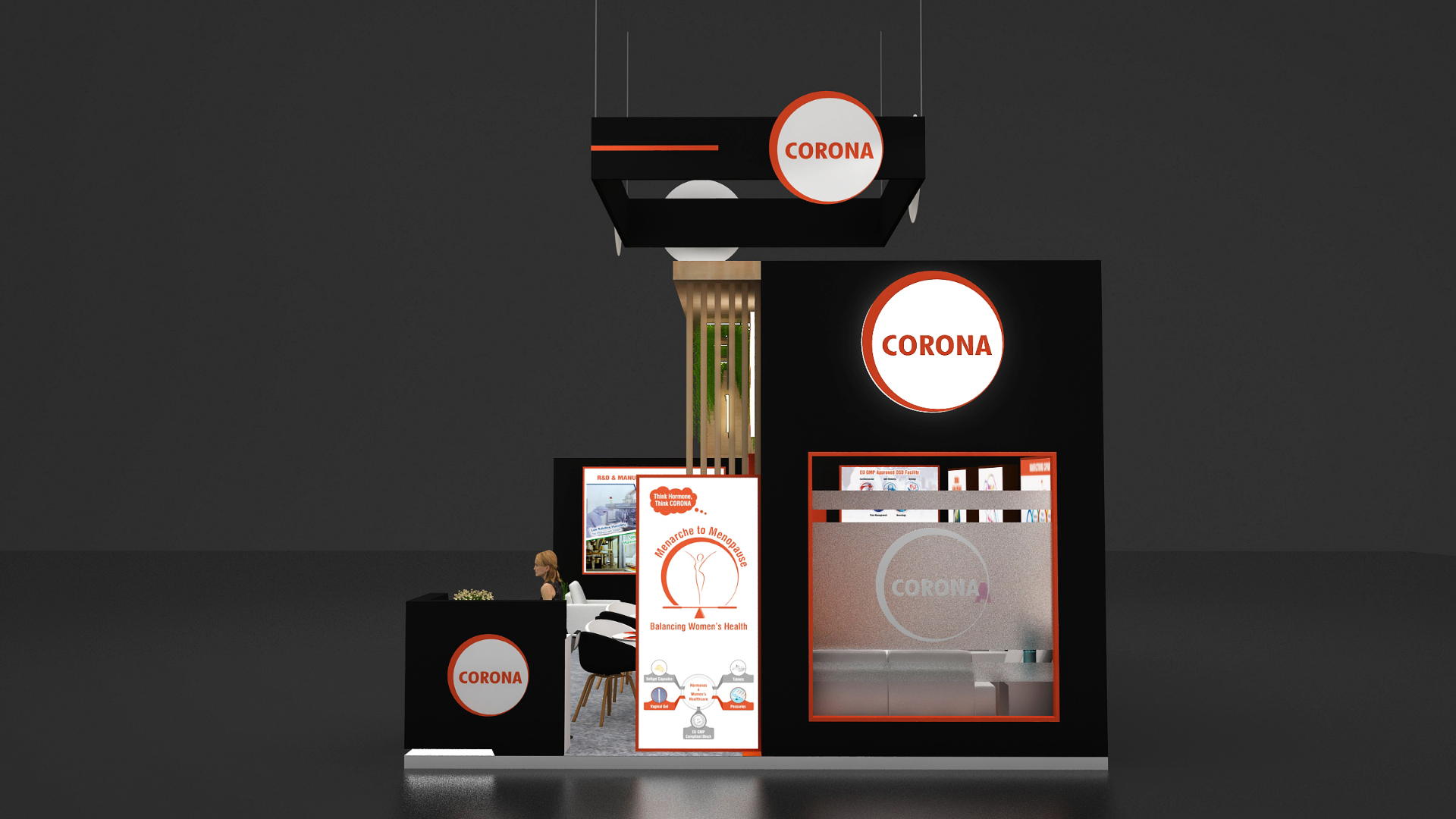 Corona booth at CPHI 2025 — view 3