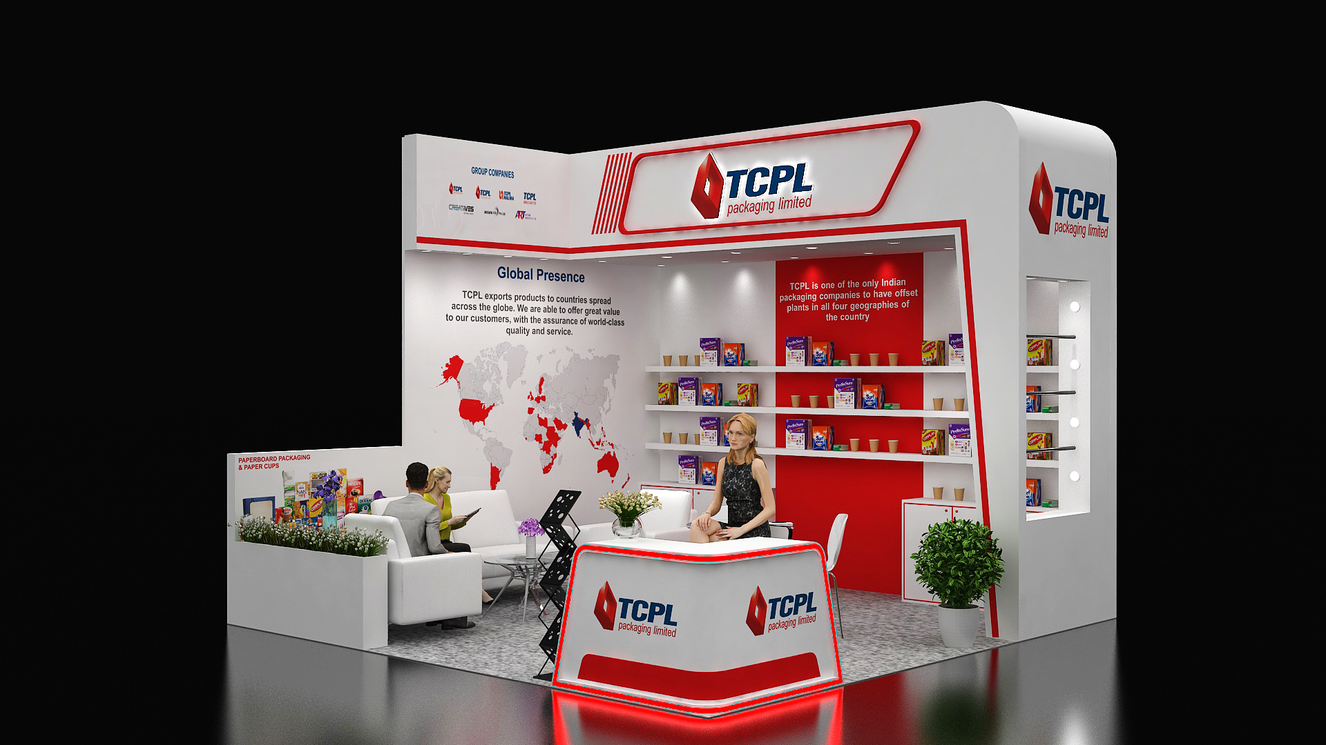 TCPL Packaging Limited booth at Pack Expo 2025 — view 1
